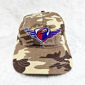 Lancaster JetHawks Hat Strapback Camo‎ MiLB Baseball Cap Camouflage Military